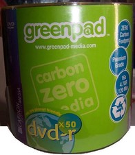100 DVD-R GREENPAD 16x